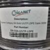 Giganet Category 6A Solid U/UTP PVC Cable - 305m drum