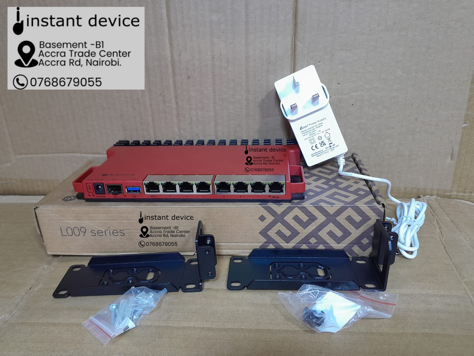 MikroTik 8 port gigabit router with SFP rackmount