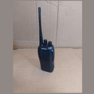 Baofeng BF-888S handheld walkie talkie, 16-channel two-way radio with 400–470MHz frequency range, compact design, and long-lasting battery – ideal for security and outdoor use in Kenya.
