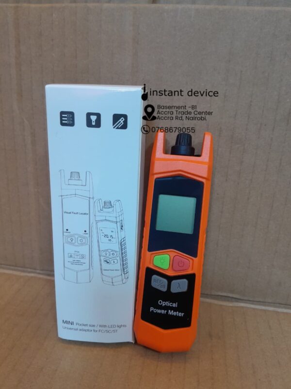 Portable Fiber Optic Power Meter with FC SC ST universal interface available at Instant Device Kenya