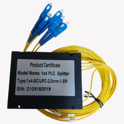 1×4 SC/UPC ABS Box PLC Splitter