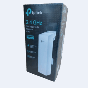 TP-Link Pharos CPE210 outdoor wireless CPE displayed at Instant Device
