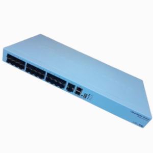 MikroTik CRS326-24S+2Q+RM aggregation switch with 24 SFP+ ports and 40G QSFP+ uplinks for IP camera and NVR networks