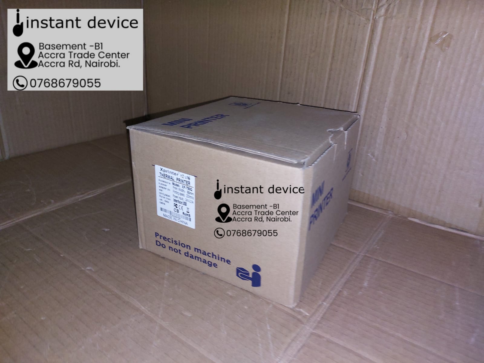 Xprinter XP-T80Q thermal receipt printer used in retail shop POS setup