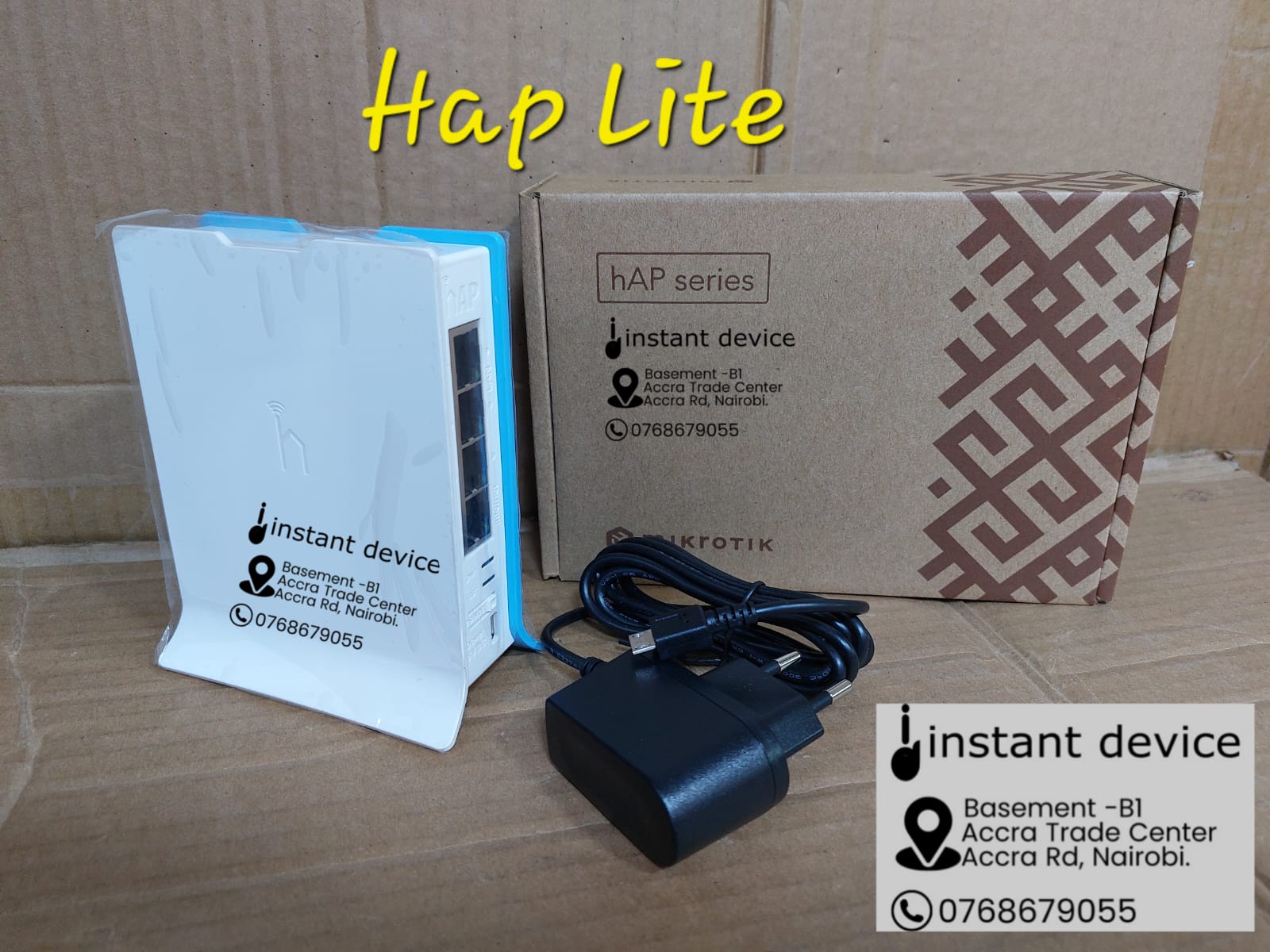 MikroTik RB941-2nD-TC Ethernet ports and compact desktop design