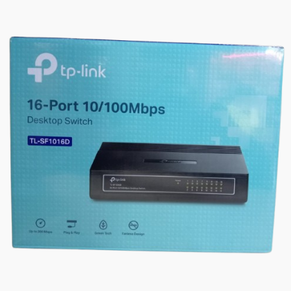 16-port 10/100Mbps Ethernet switch