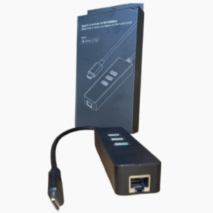 USB-C to Gigabit Ethernet adapter with 3 USB 3.0 ports