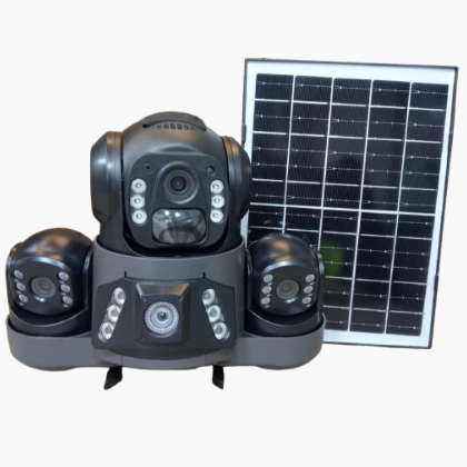 V380 Pro HX-VTS29-G-F triple lens solar camera