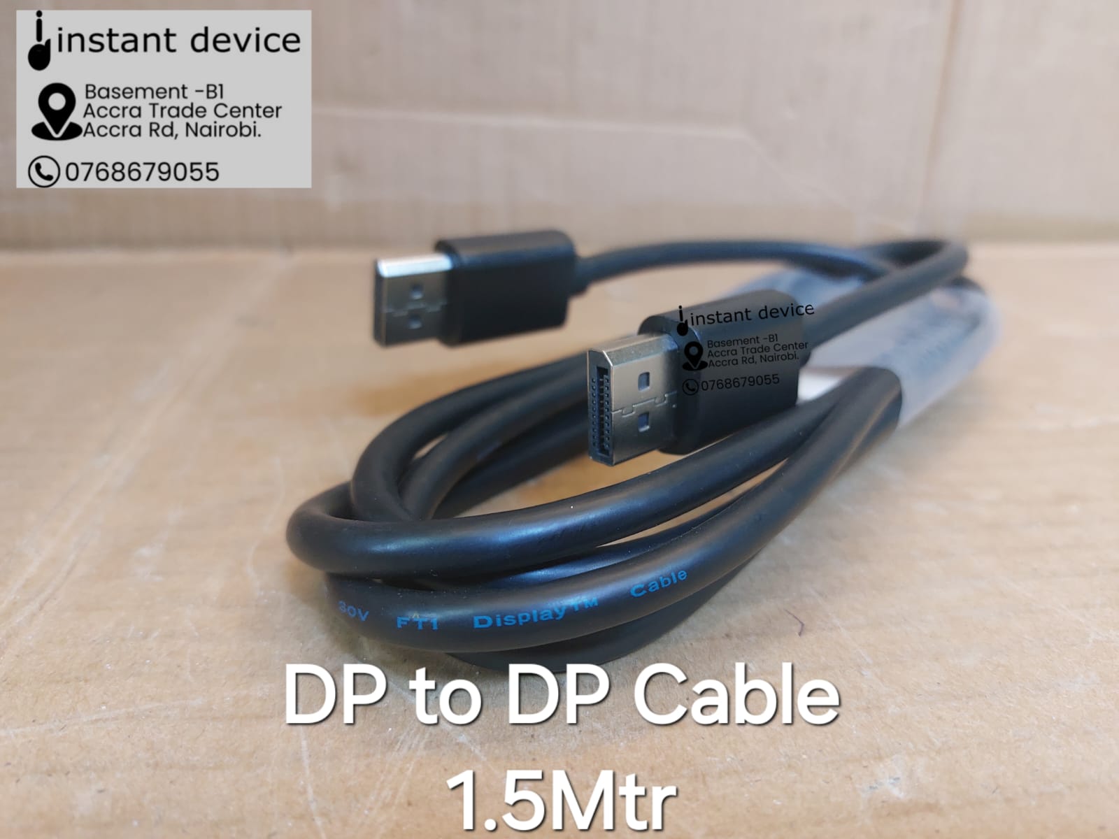 DisplayPort to DisplayPort 4K cable