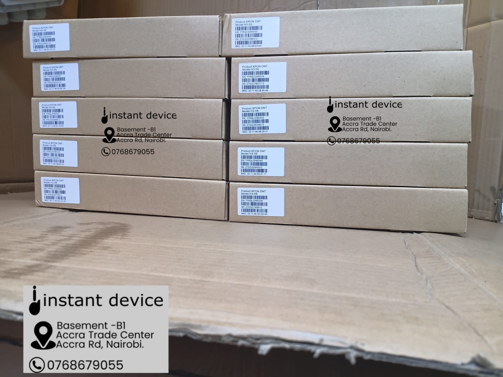 H3-5S Optical Network Terminal (ONT) for high-speed FTTH fiber internet deployment