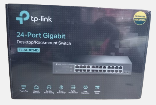 TP-Link TL-SG1024D 24-Port Gigabit Desktop Rackmount Ethernet Switch