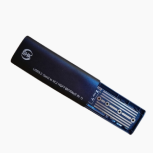 USB Type-C Gen2 10Gbps M.2 SSD Enclosure for NVMe PCIe and NGFF SATA SSDs