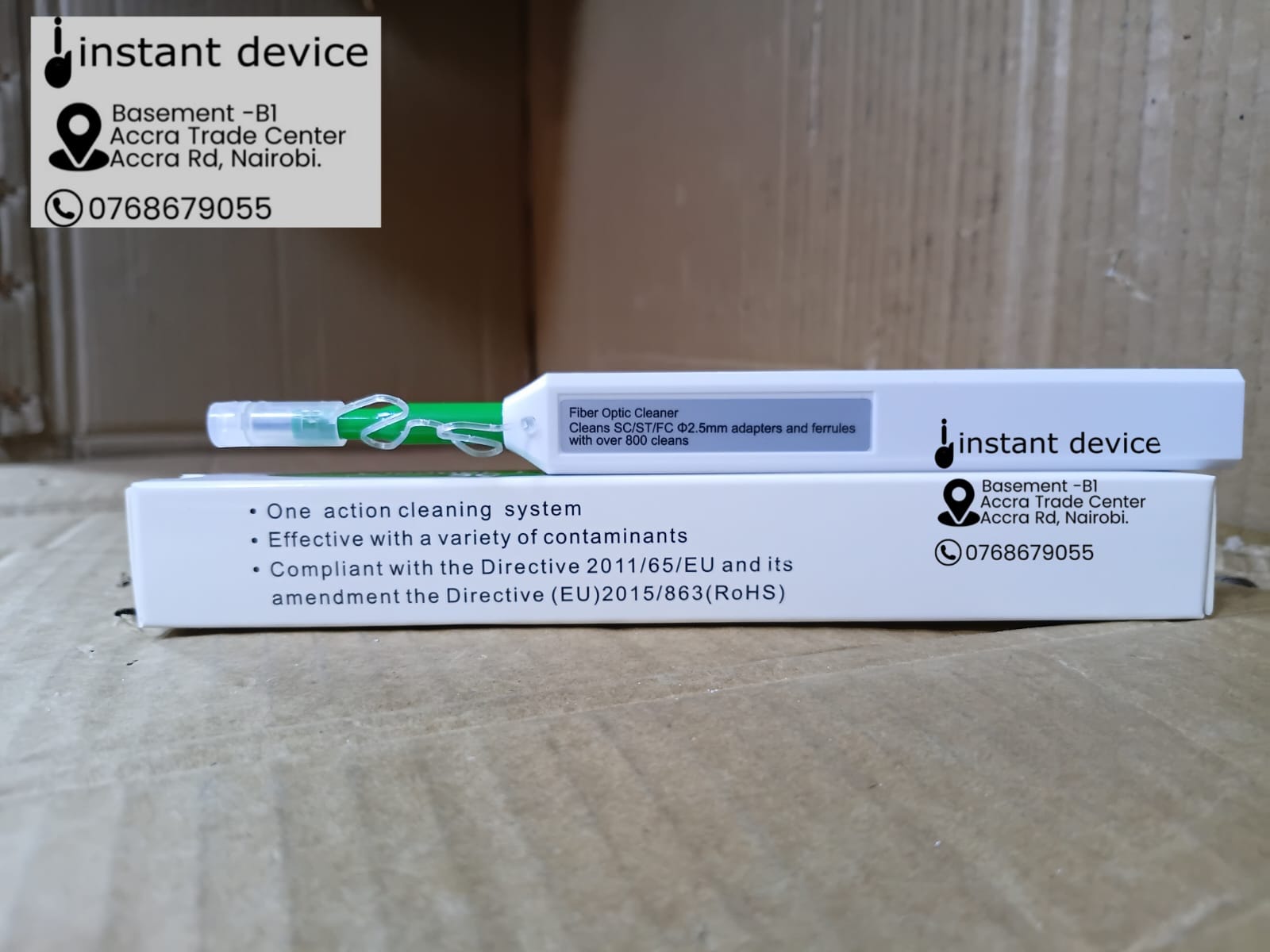 2.5mm fiber cleaning pen for SC FC ST connectors