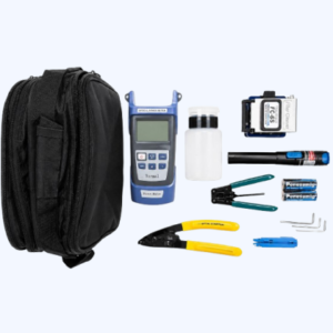 Fiber FTTH tool kit with optical power meter and fiber installation tools in Kenya
