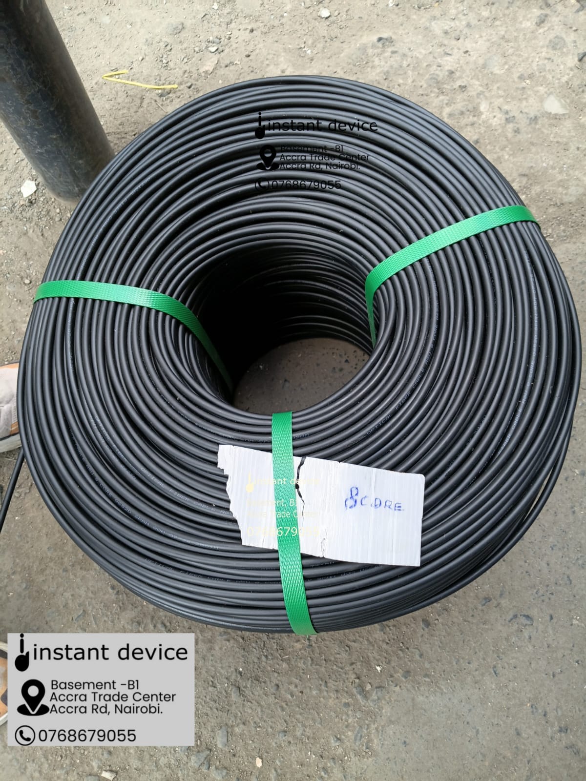 Mini ADSS G.652D Fiber Cable 80M Span 1000M roll