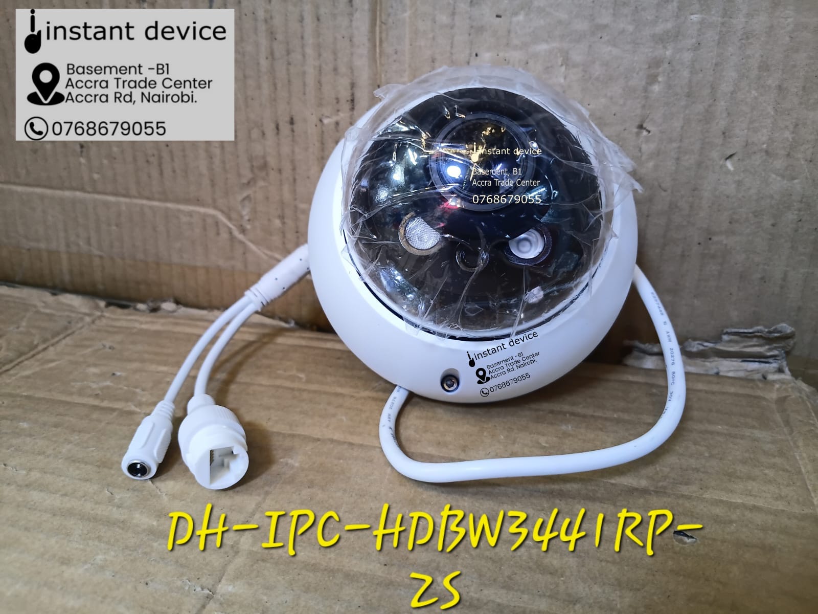 Dahua 4MP motorized varifocal dome camera