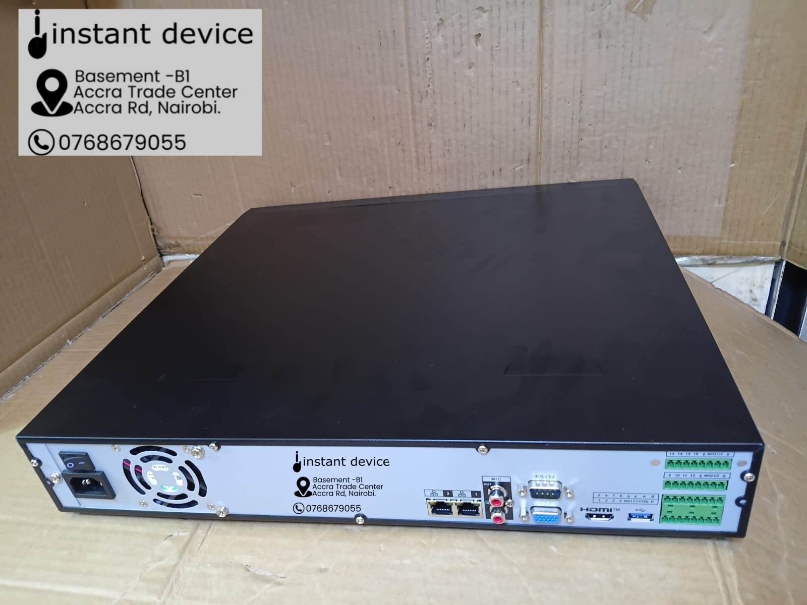 Dahua DHI-NVR4432-16P-EI rear panel and PoE ports