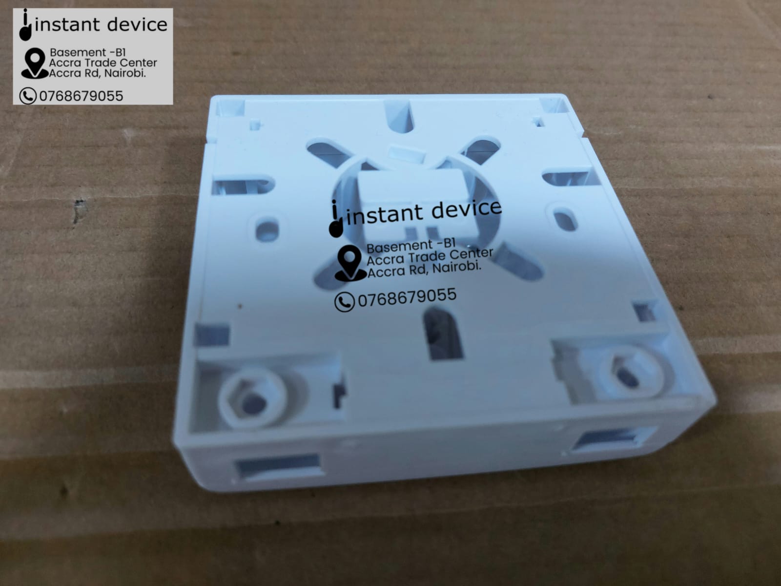 Unloaded fiber optic ATB enclosure without adapters or pigtails